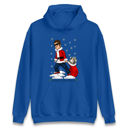 Liam Gallagher Christmas Santa Hoodie