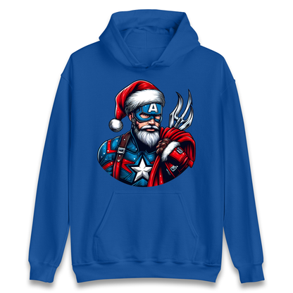 Captain America Santa Hoodie