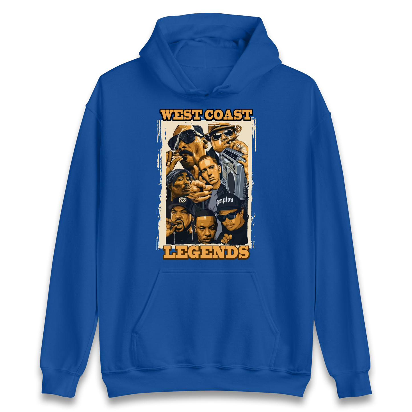 West Coast Legends Rappers Hoodie