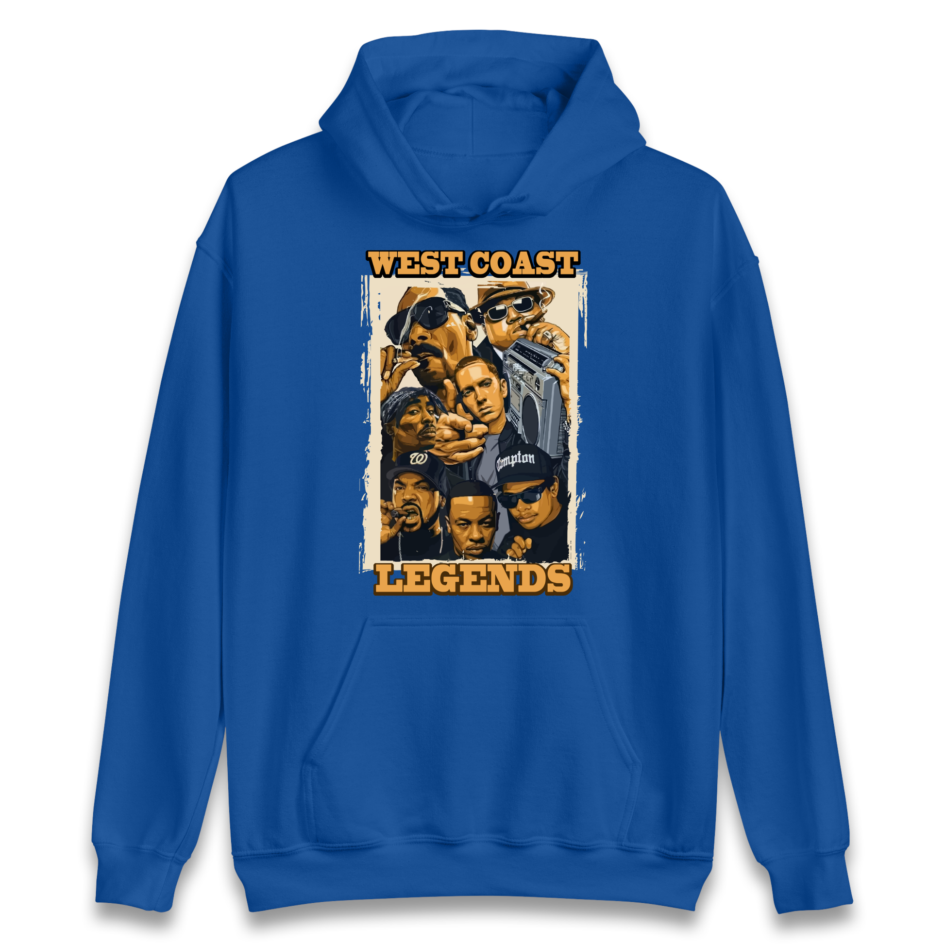 West Coast Legends Rappers Hoodie