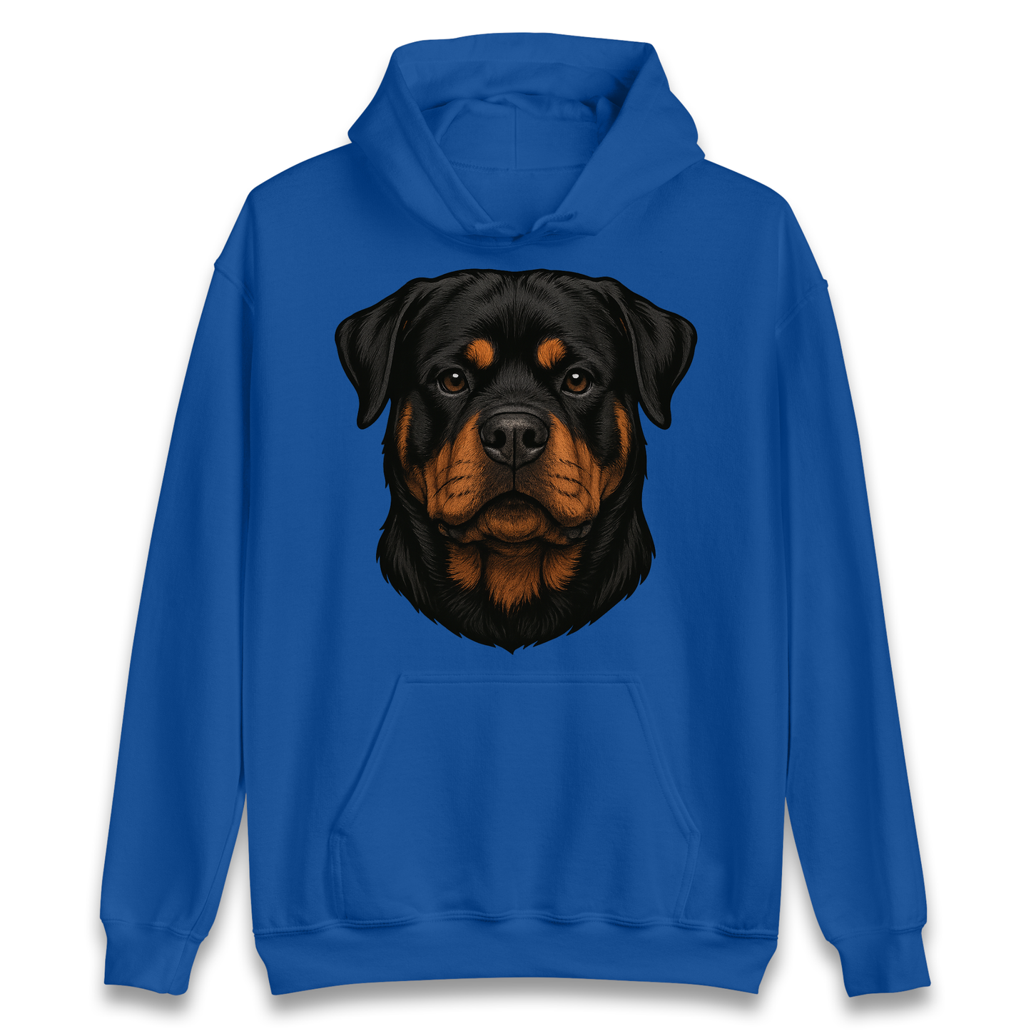 Rottweiler Face Hoodie