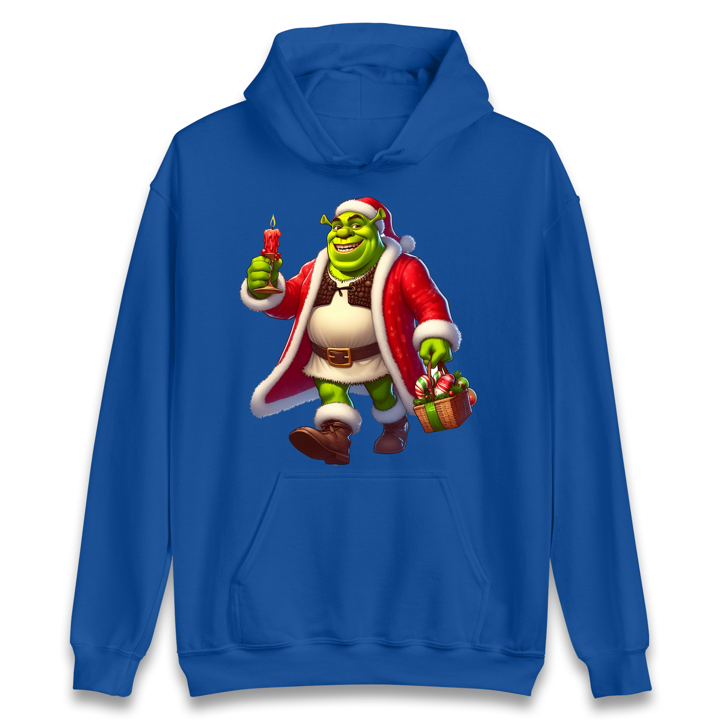 Shrek Santa Candle Hoodie