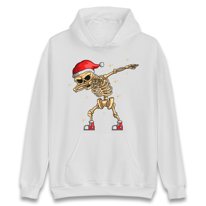 Santa Skellington Dabbing Christmas Hoodie