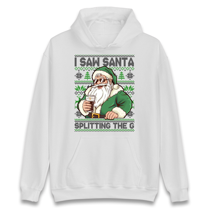 Santa Splitting The G Hoodie