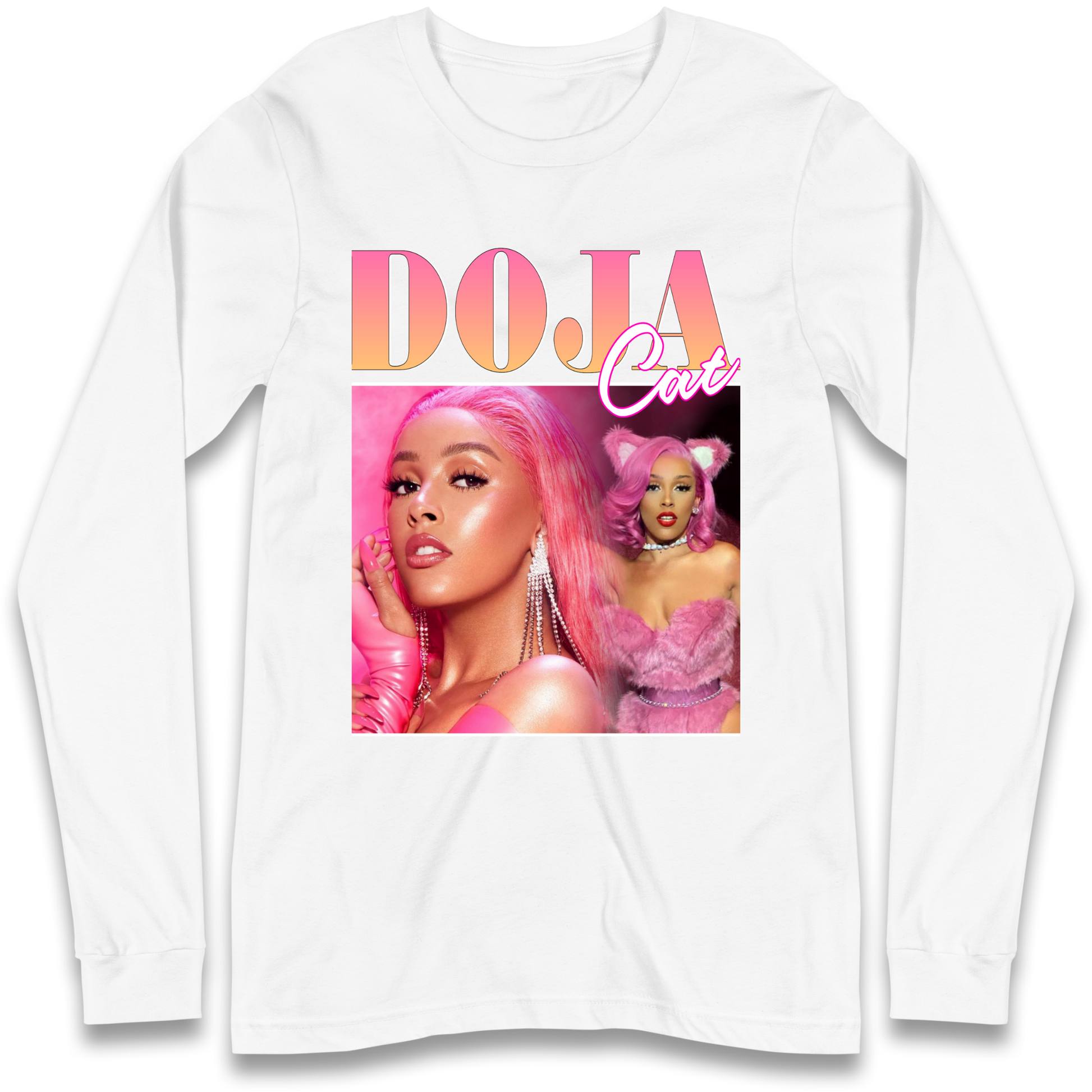 Doja Cat Pink Longsleeve T Shirt