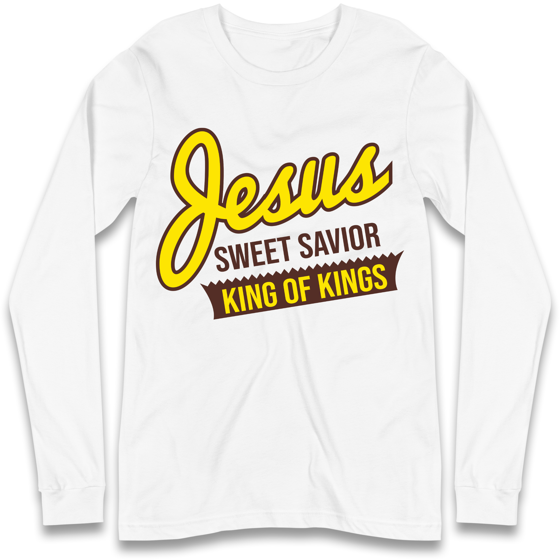 Jesus Sweet Saviour King of Kings Longsleeve T Shirt 