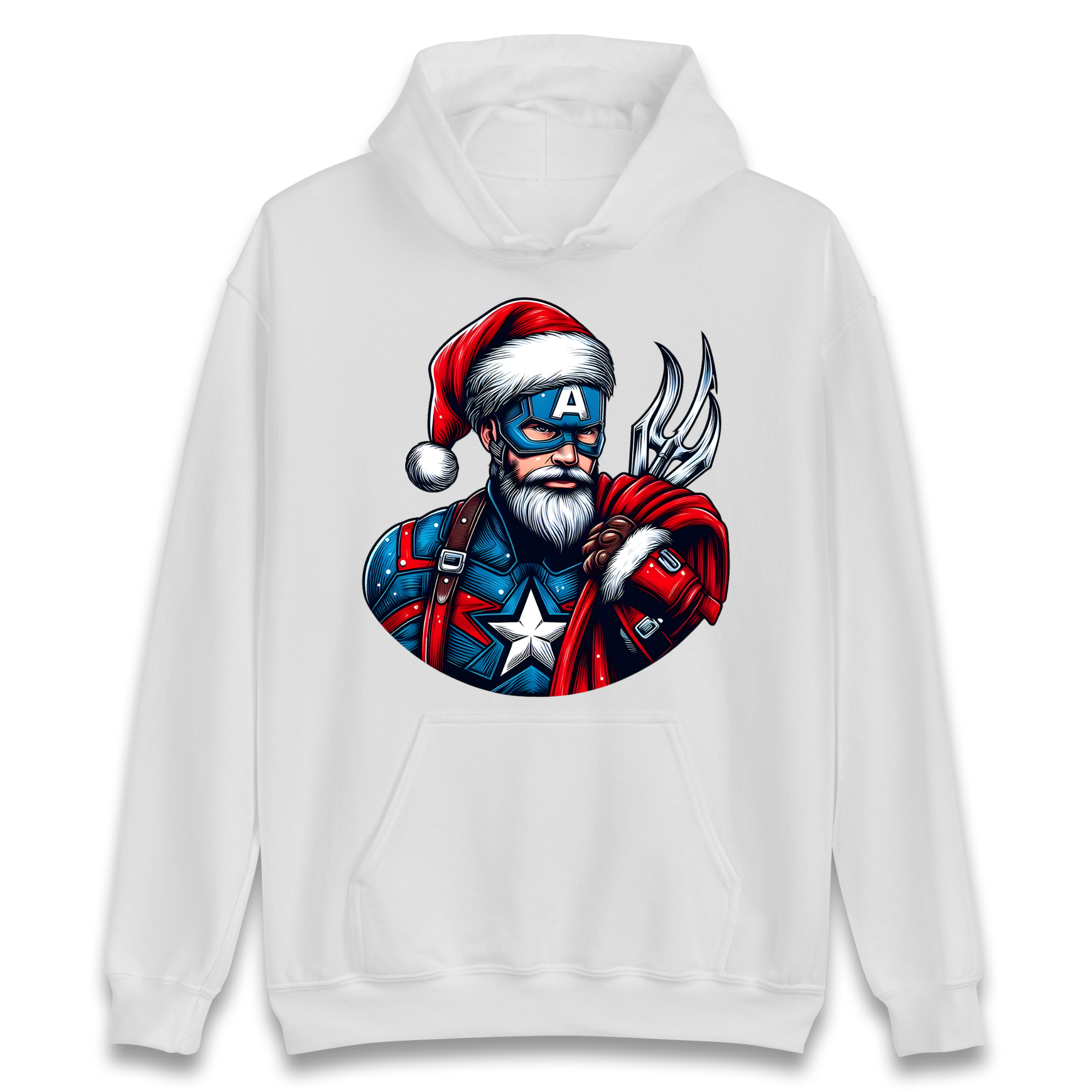 Captain America Santa Hoodie