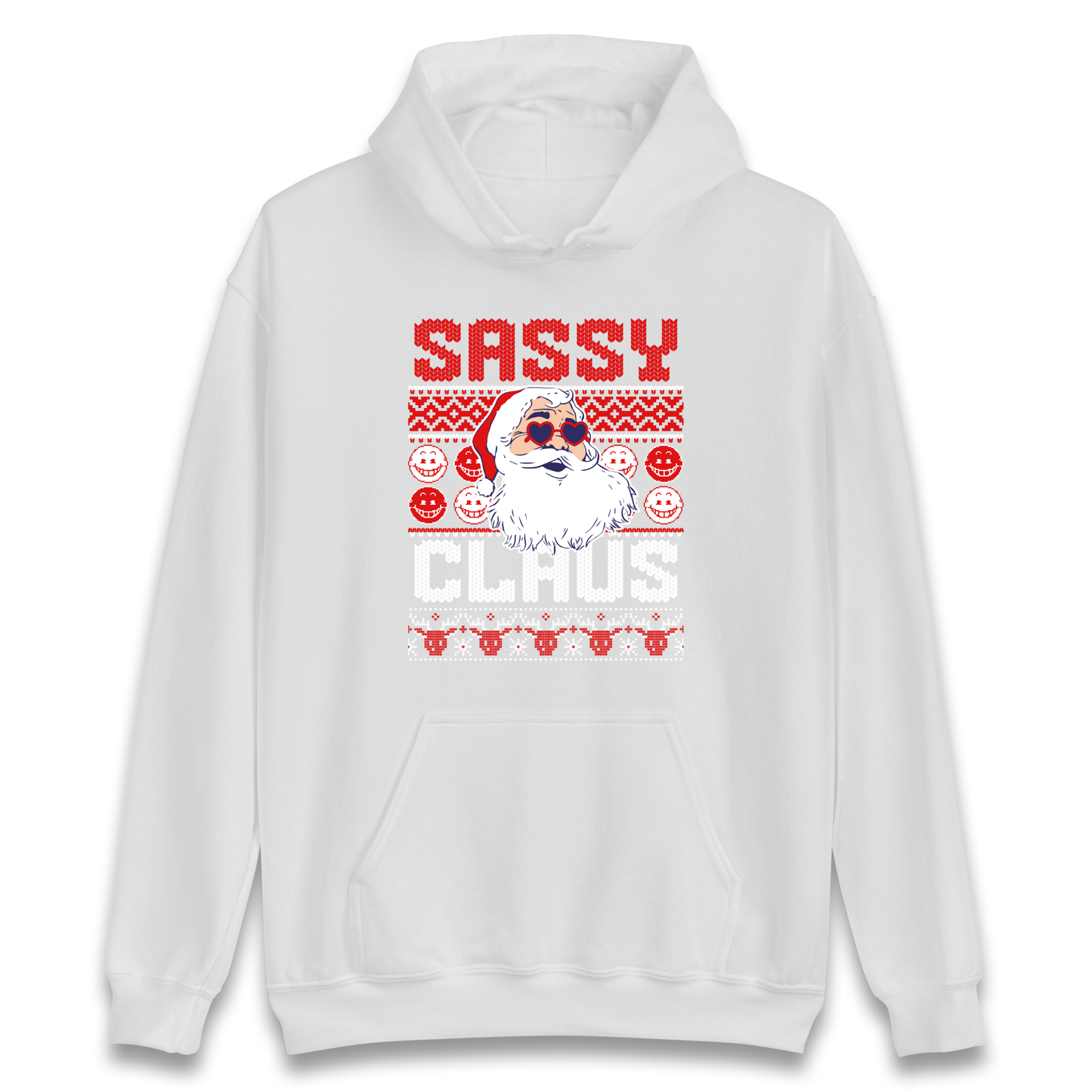 Sassy Claus Santa Christmas Hoodie