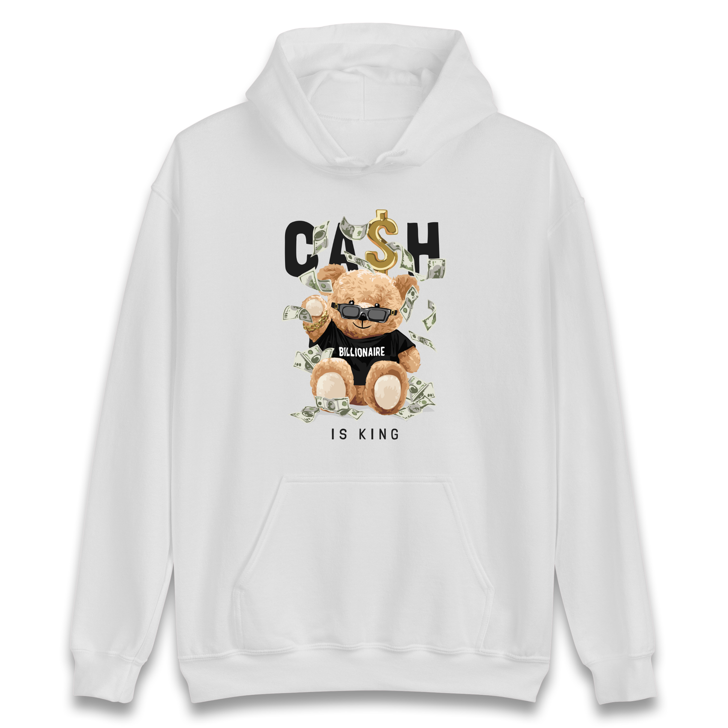 Teddy Bear Billionaire Streetwear Hoodie
