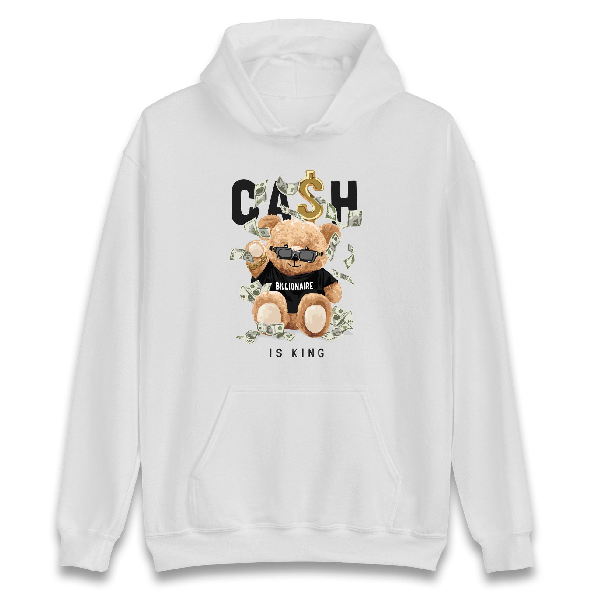 Teddy Bear Billionaire Streetwear Hoodie