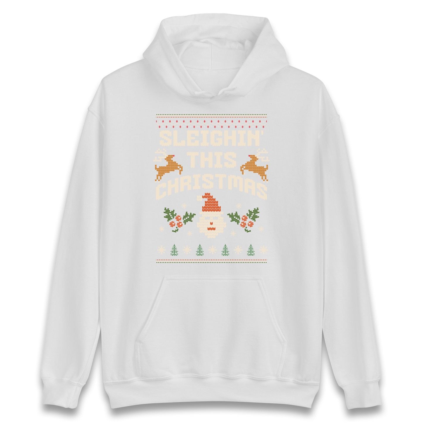 Sleighin This Christmas Christmas Hoodie