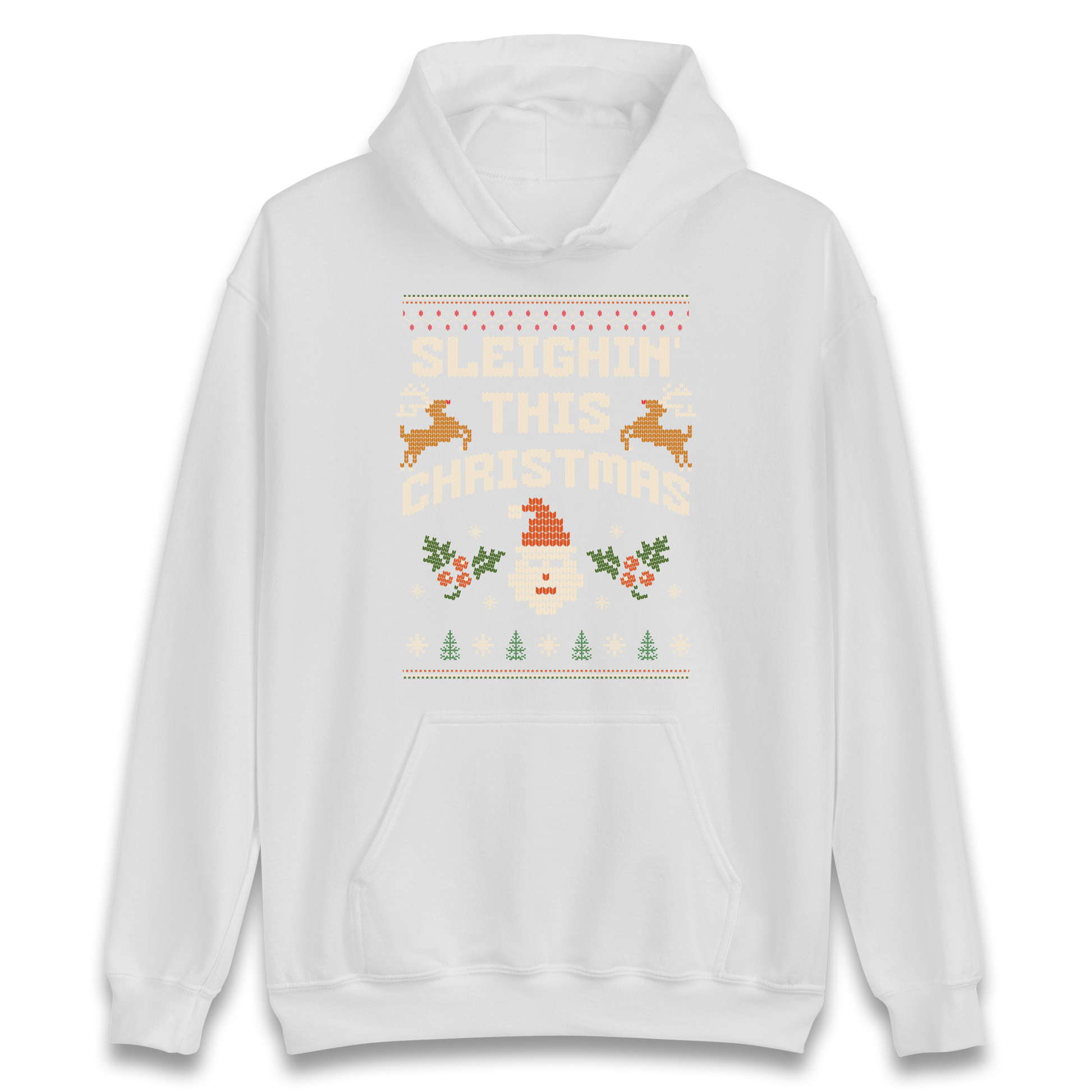 Sleighin This Christmas Christmas Hoodie
