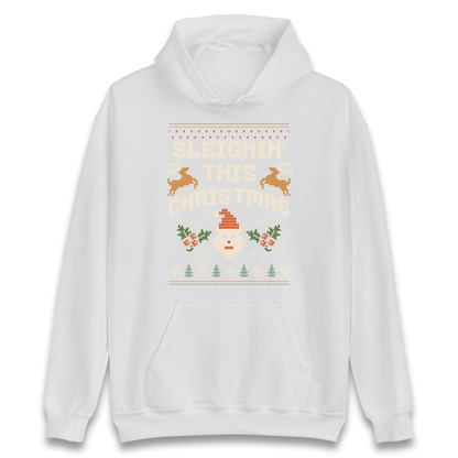 Sleighin This Christmas Christmas Hoodie
