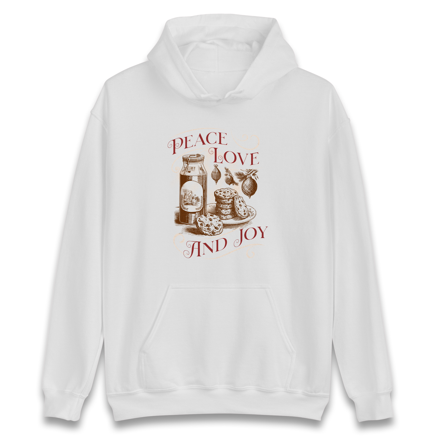 Peace Love And Joy Christmas Hoodie