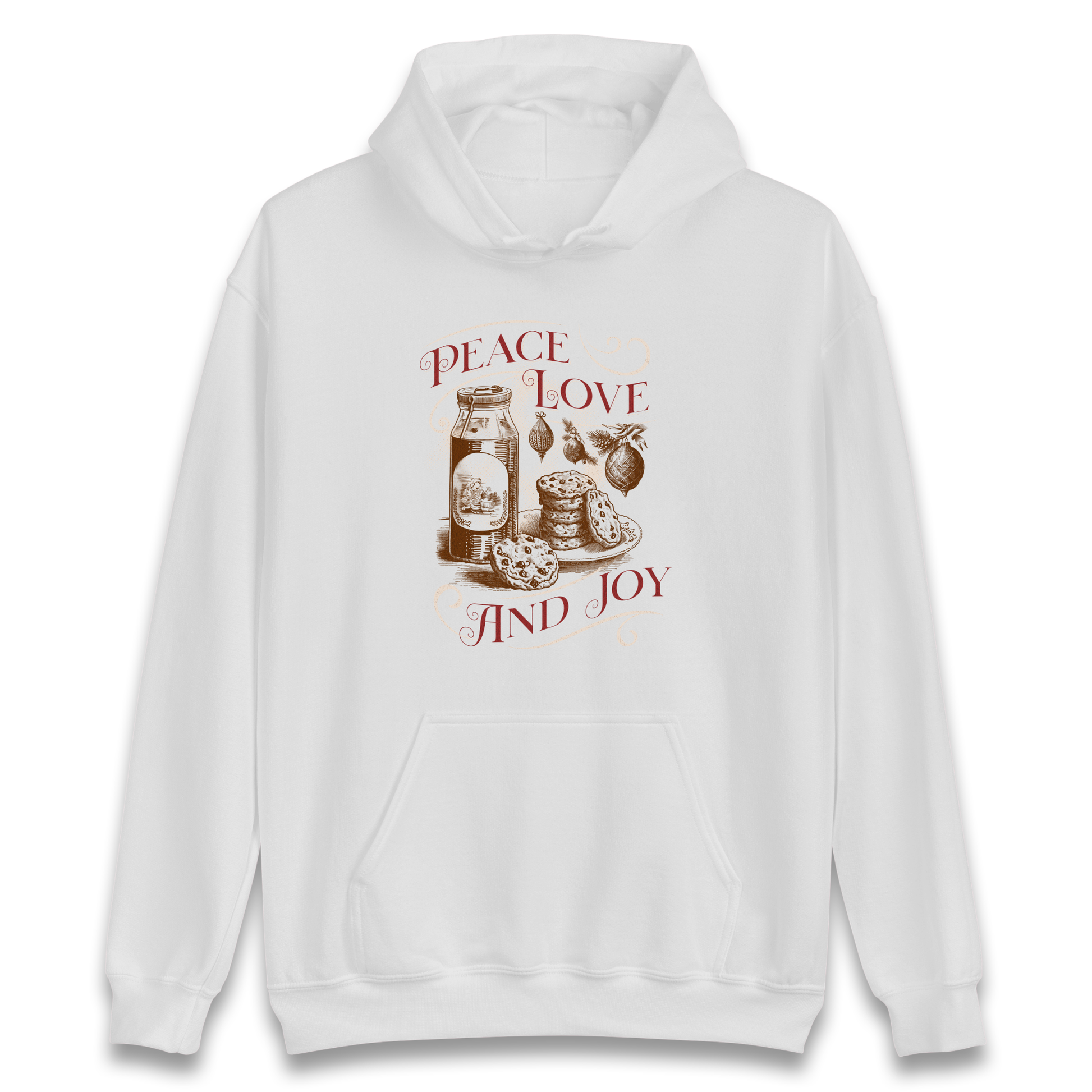 Peace Love And Joy Christmas Hoodie
