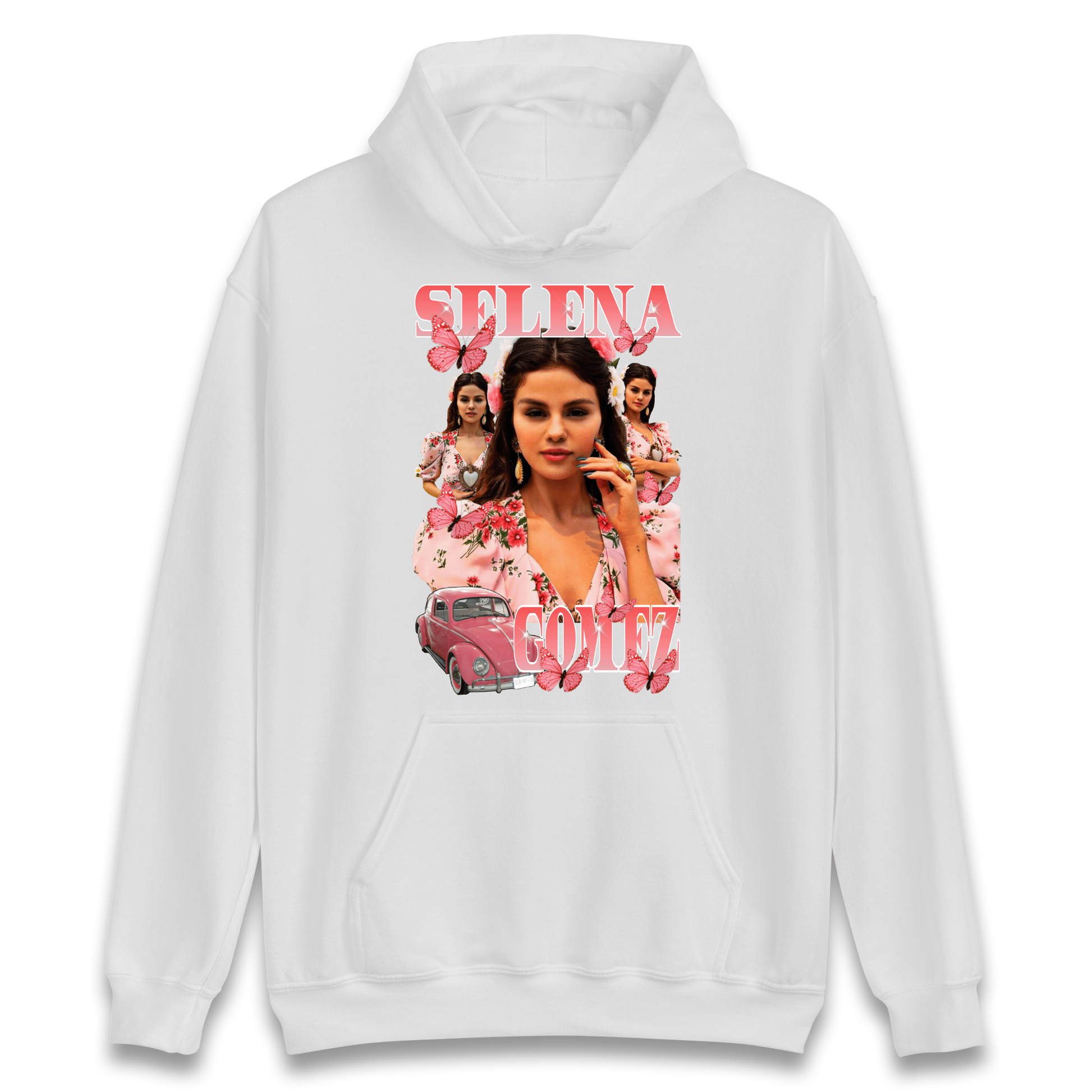 Selena Gomez Pink Hoodie