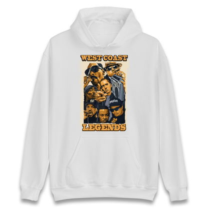 West Coast Legends Rappers Hoodie