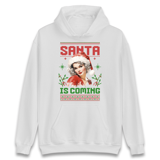 Santa is Coming Christmas Hoodie