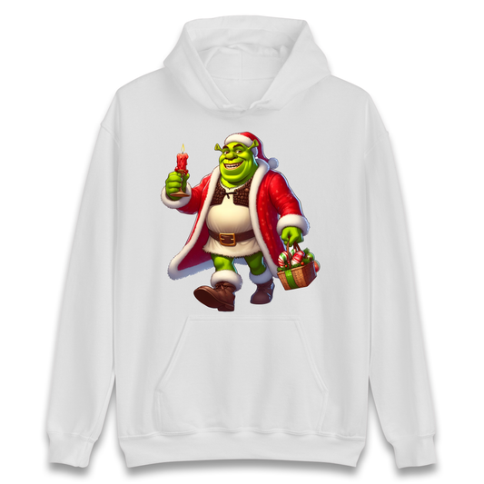 Shrek Santa Candle Hoodie