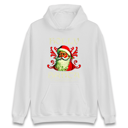 Holly Santa Christmas Hoodie