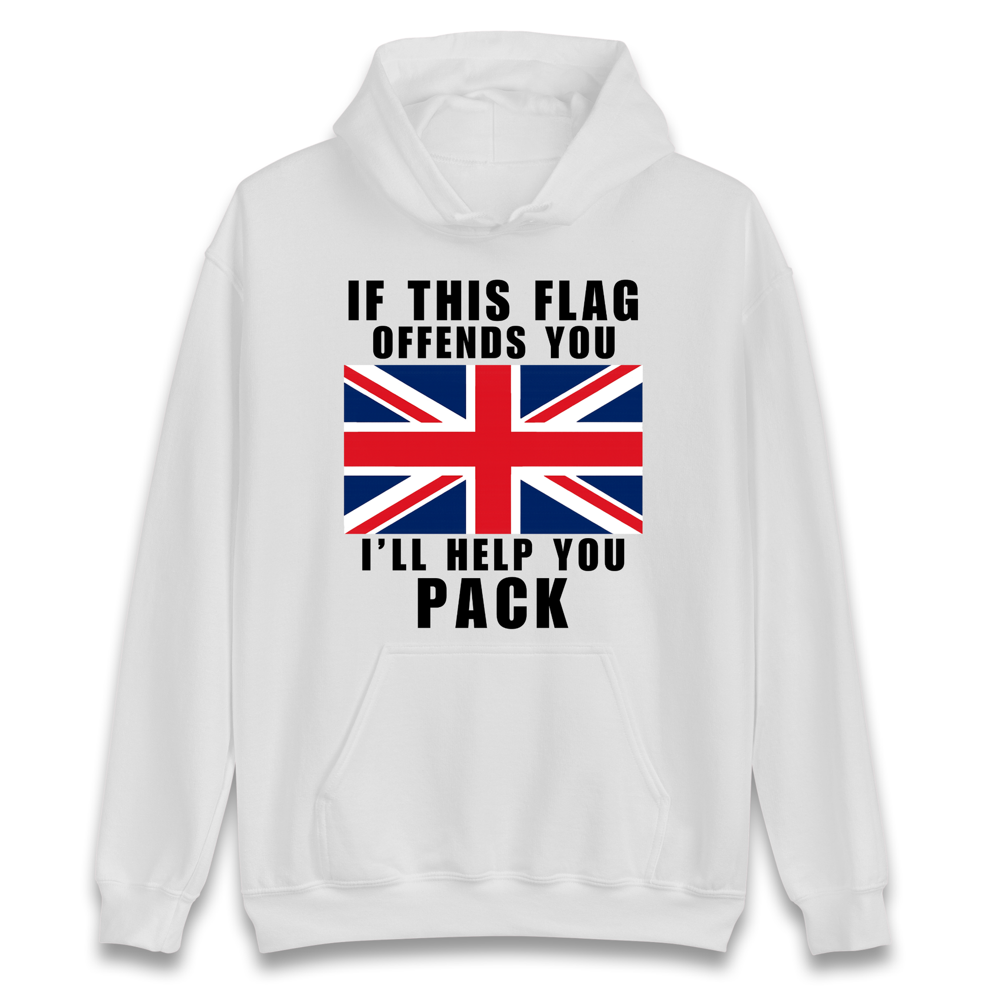 If This Flag Offends You I Will Help You Pack Hoodie