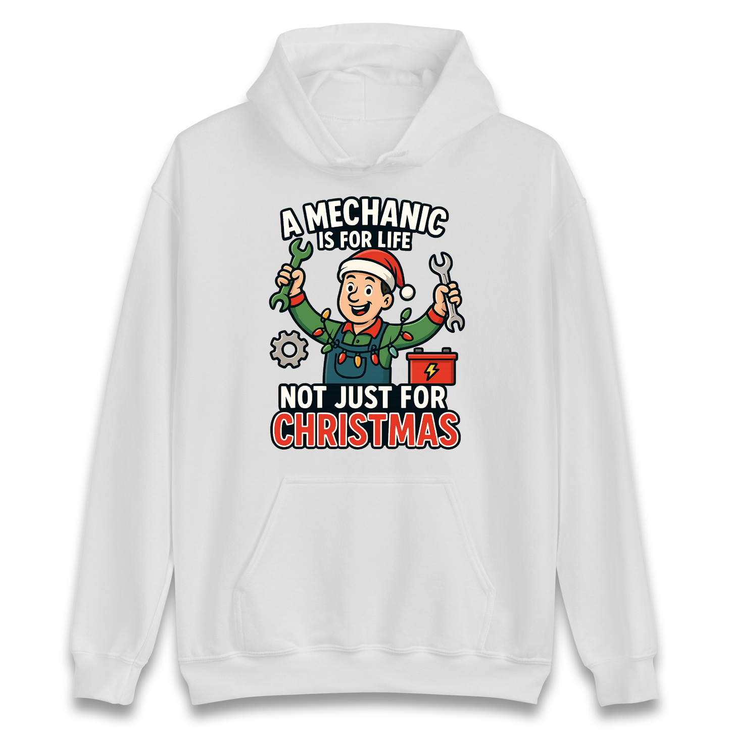 Mechanic Christmas Hoodie