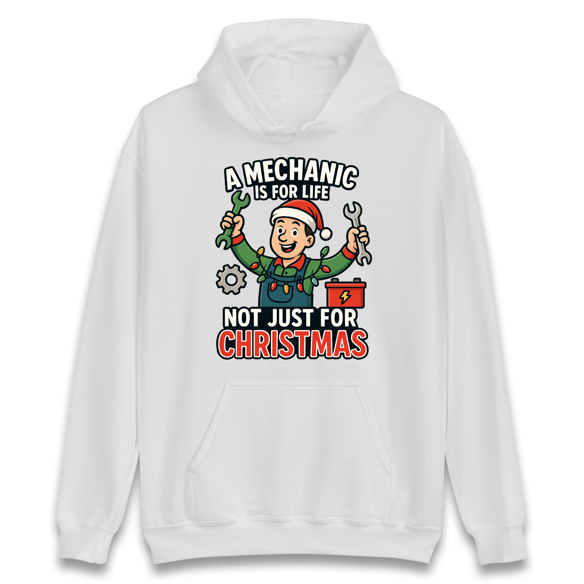 Mechanic Christmas Hoodie
