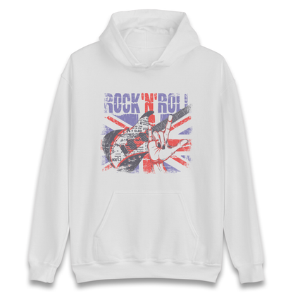 Rock N Roll Union Jack Hoodie