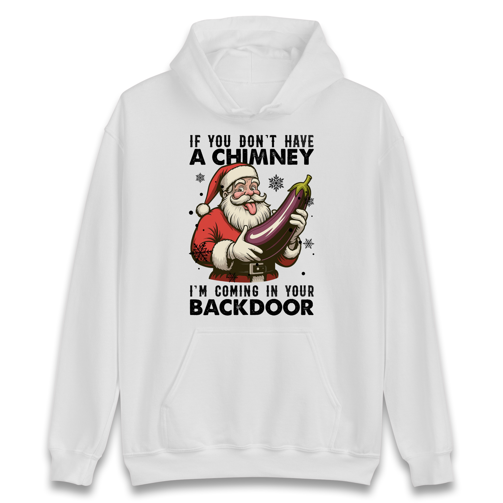 Santa Back Door Hoodie