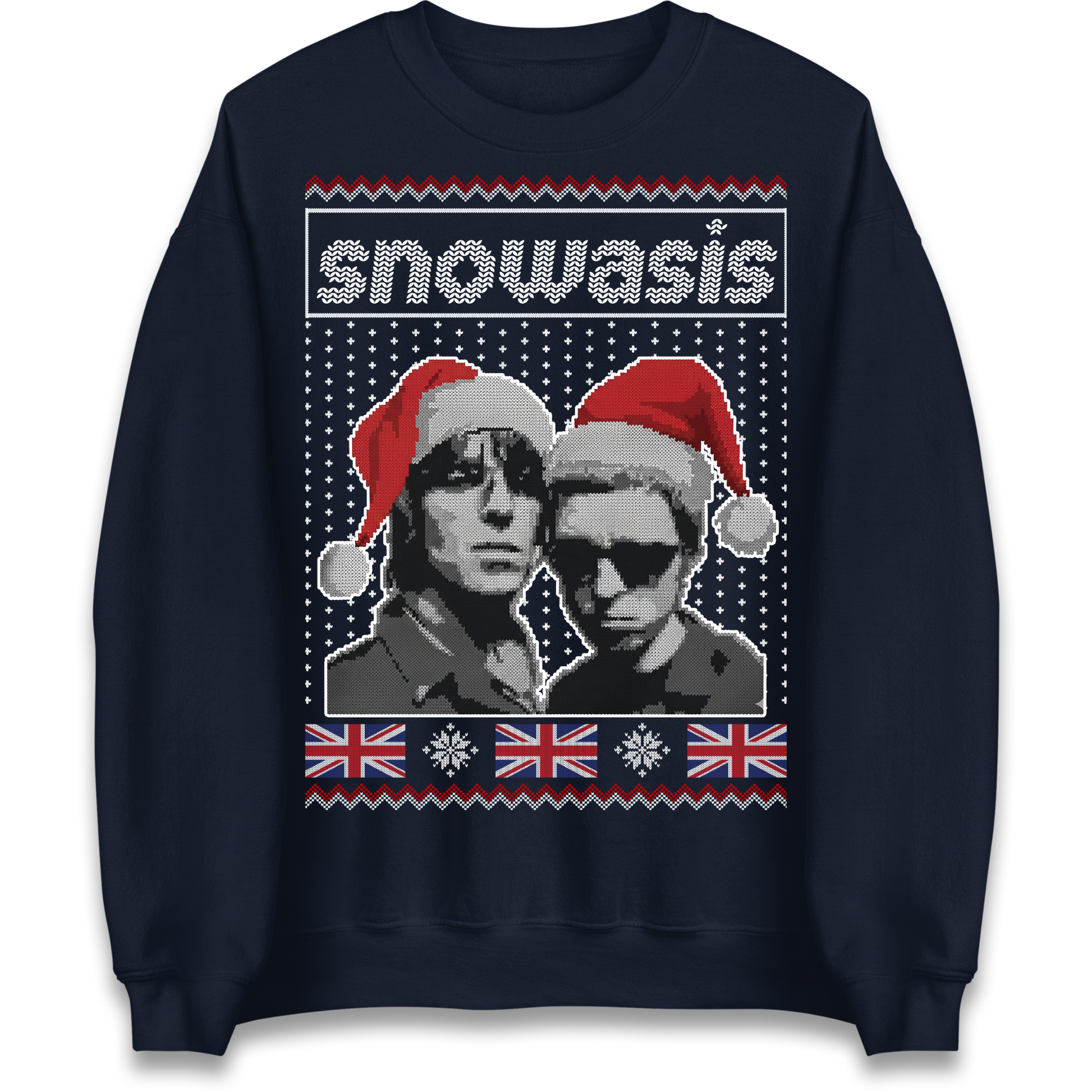 Snowasis Union Jack Christmas Jumper