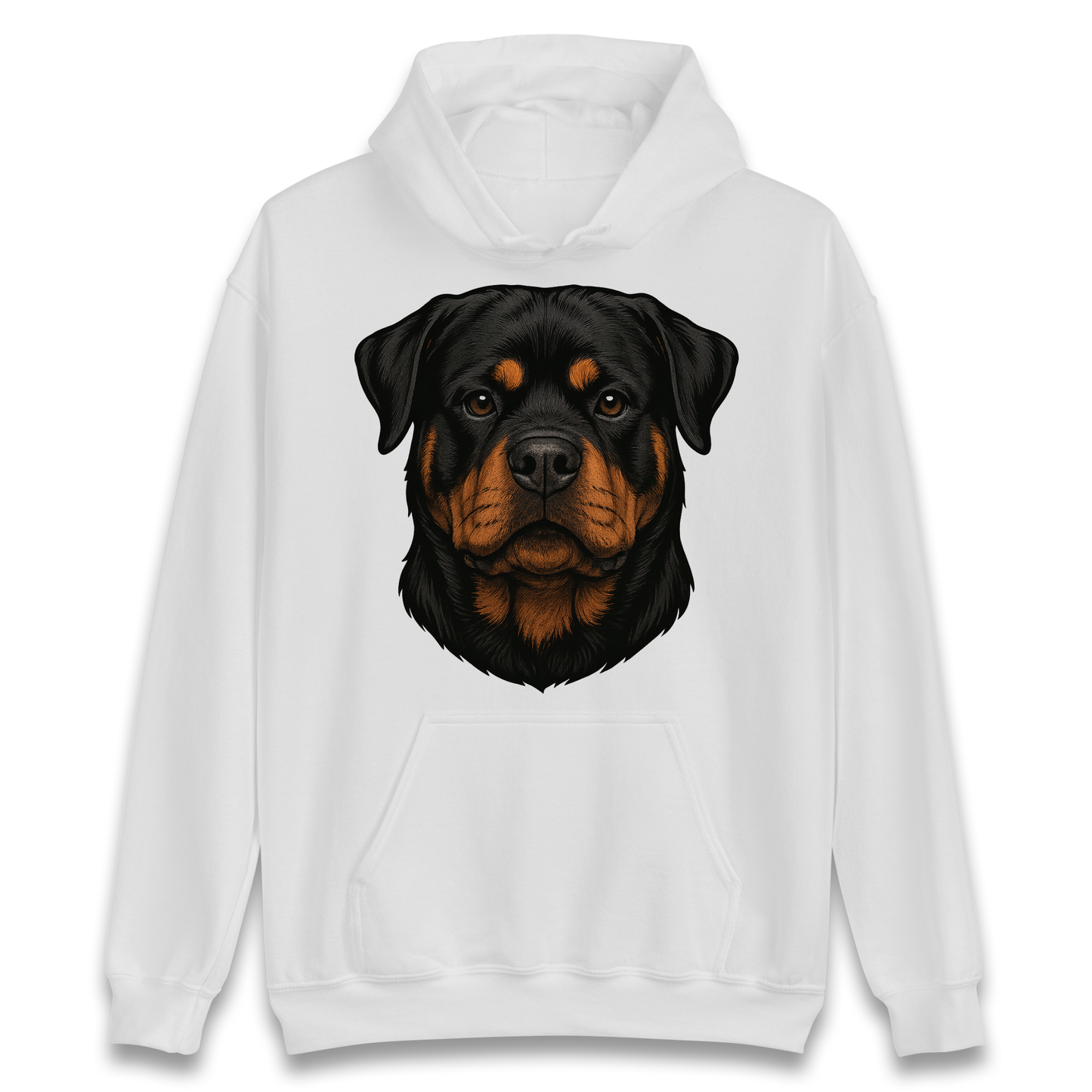 Rottweiler Face Hoodie