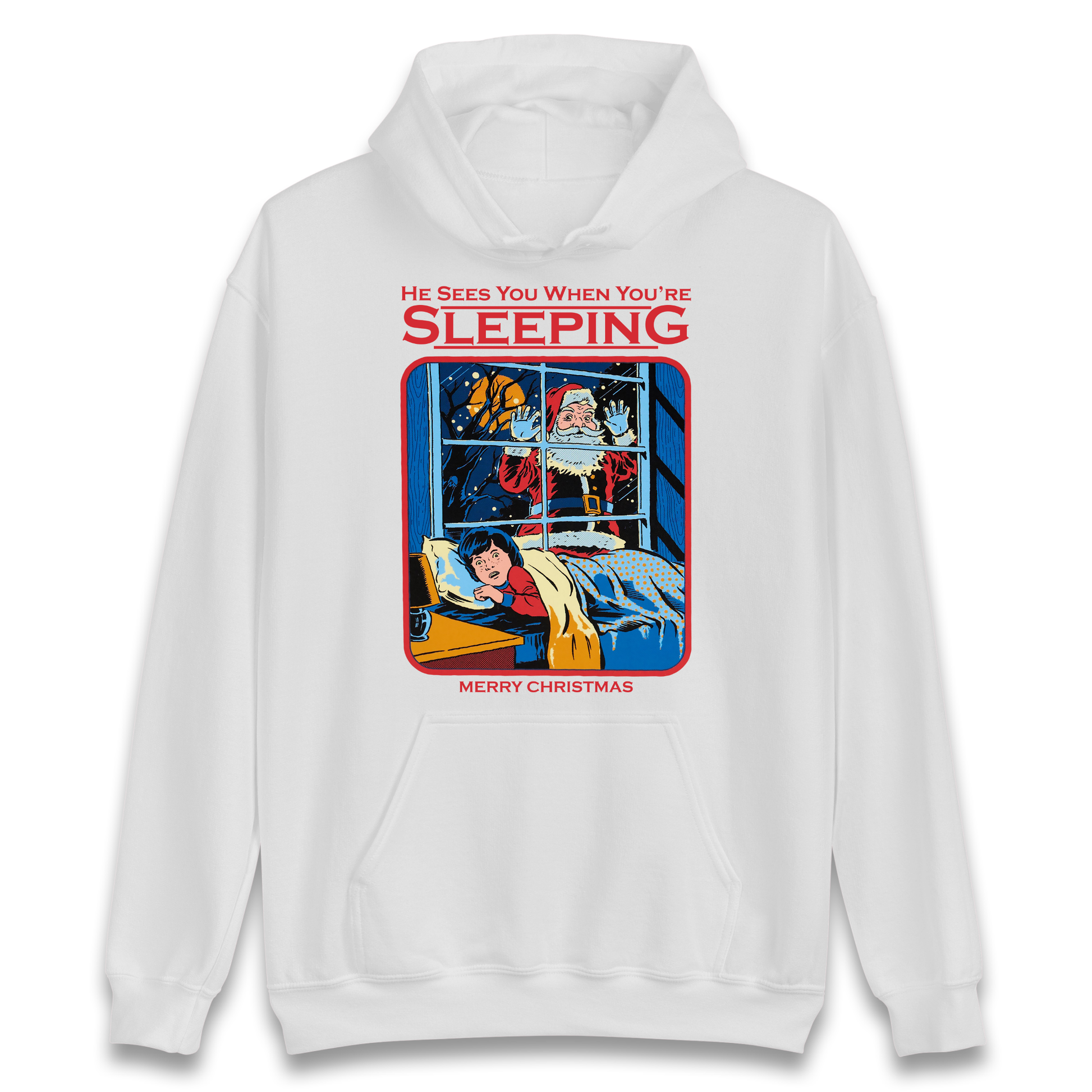 Creepy Santa Claus Christmas Hoodie