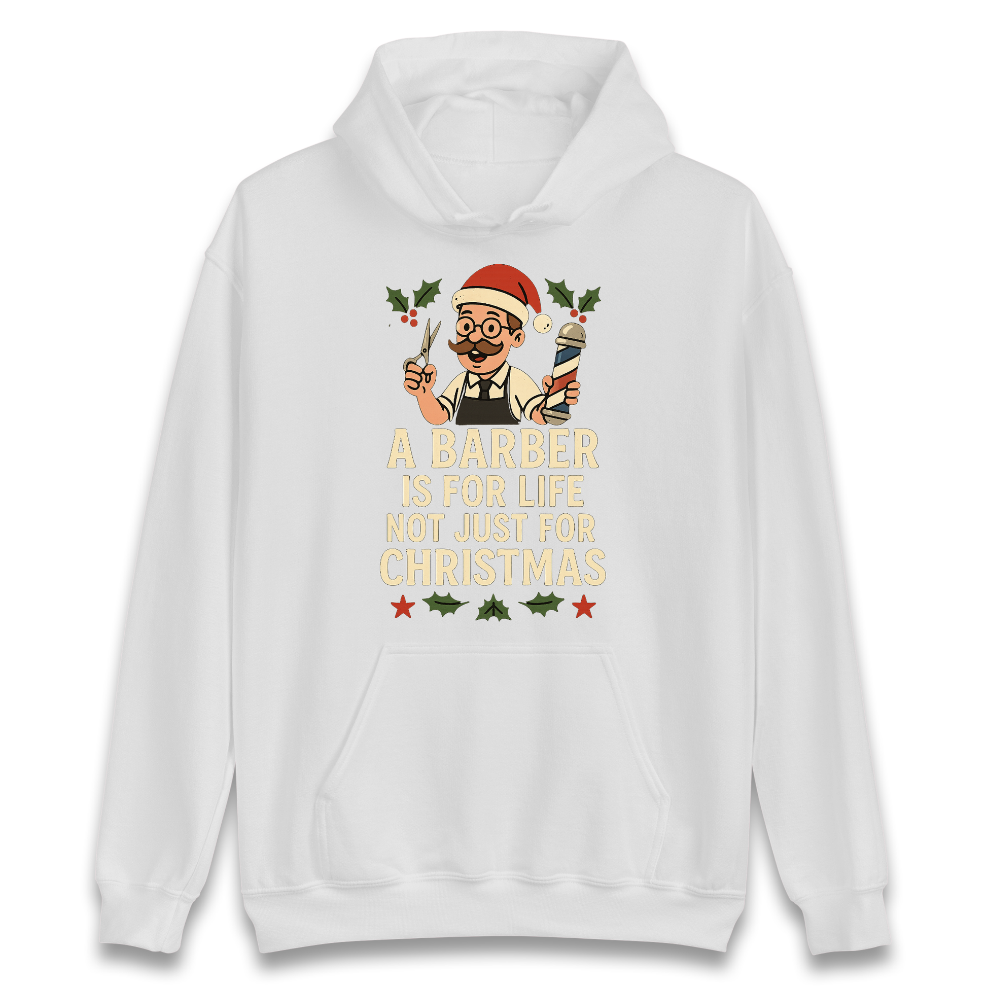 Barber Christmas Hoodie