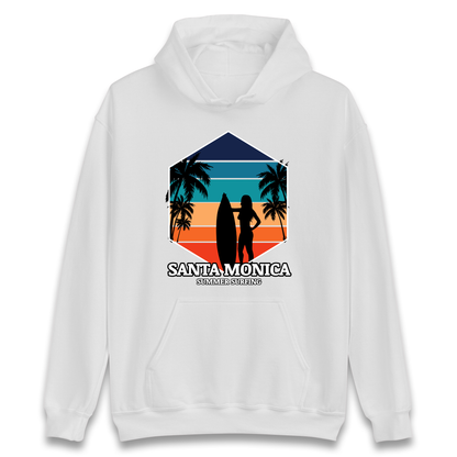 Santa Monica Summer Surfing Hoodie