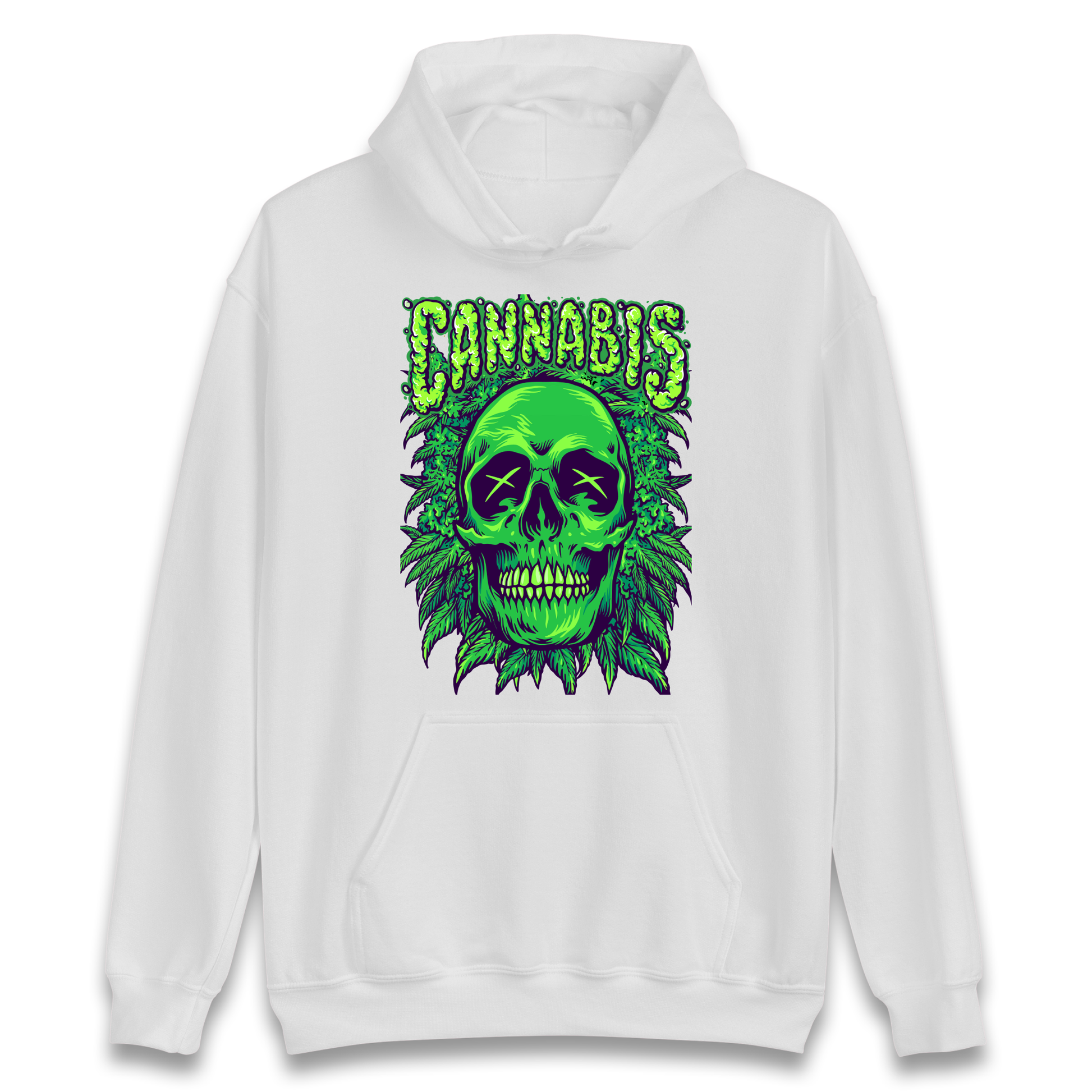 Cannabis Skull Hoodie