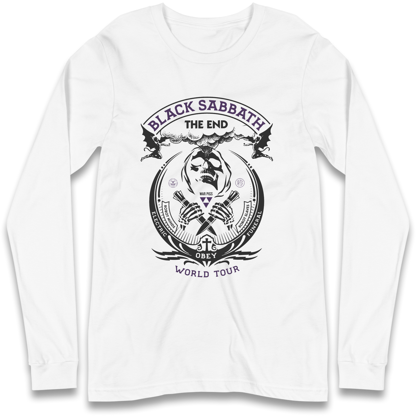 Black Sabbath The End World Tour Long Sleeve Shirt