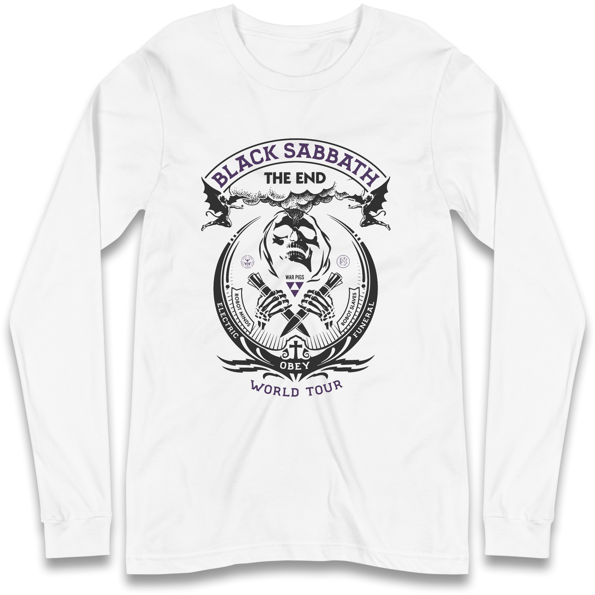 Black Sabbath The End World Tour Long Sleeve Shirt