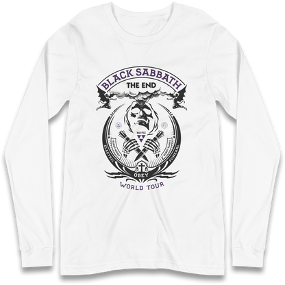 Black Sabbath The End World Tour Long Sleeve Shirt