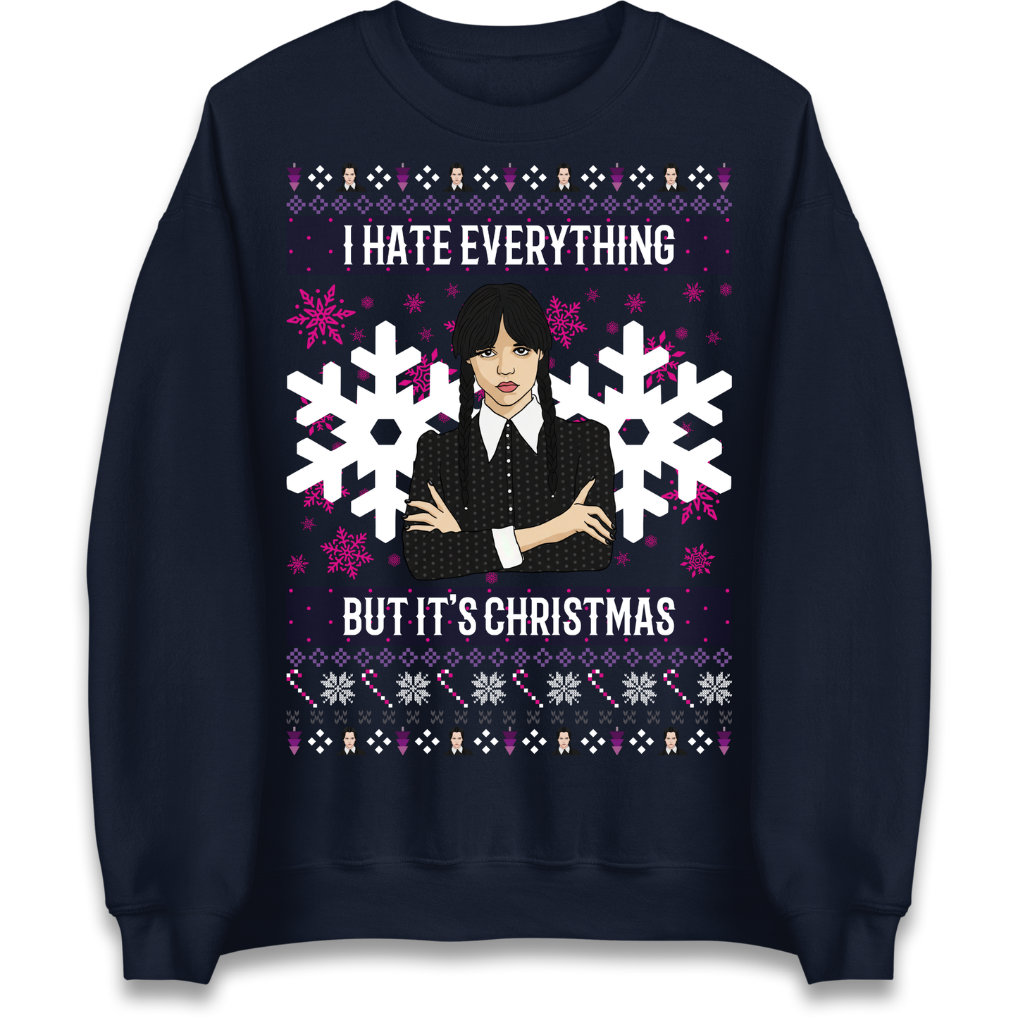 Wednesday addams Christmas Jumper