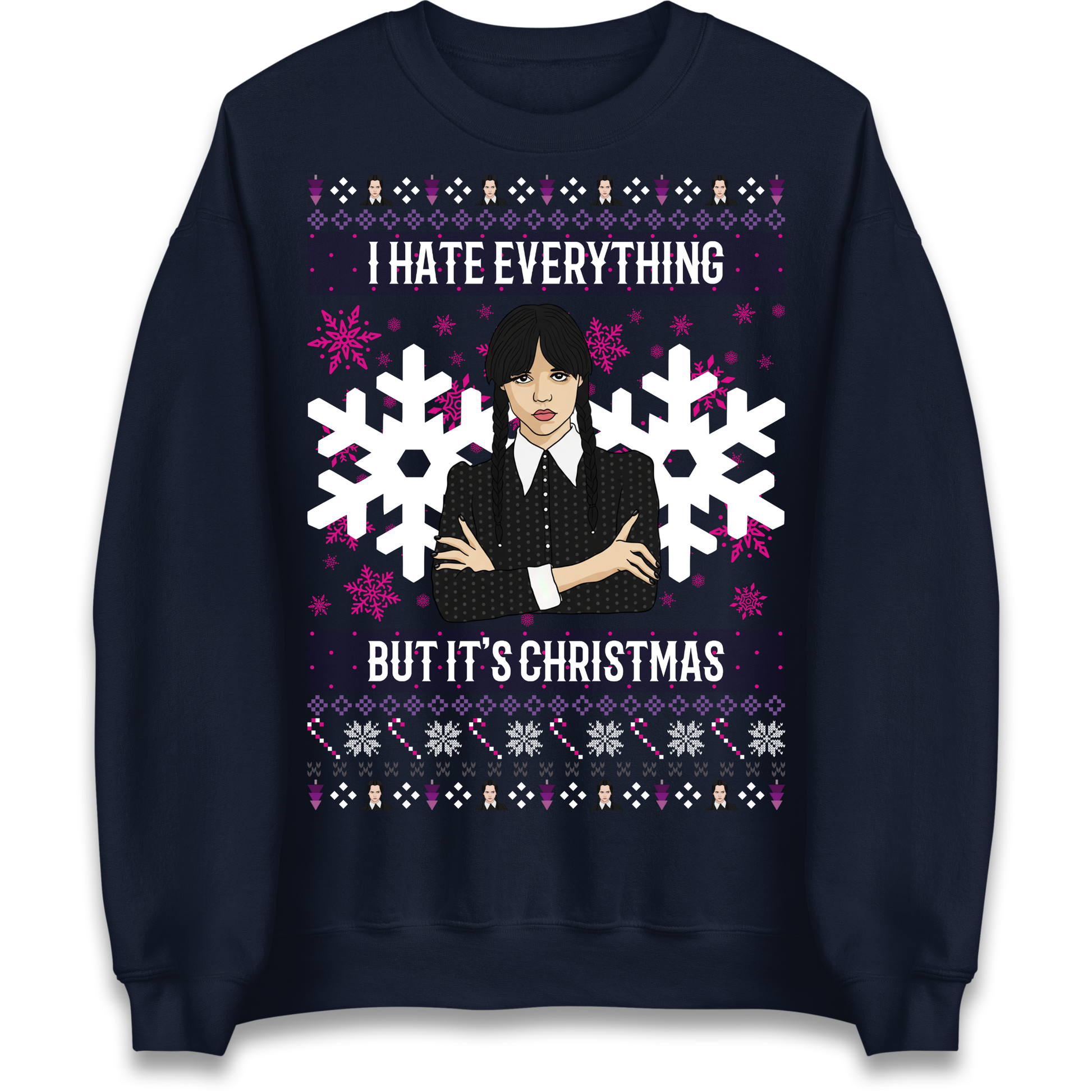 Wednesday addams Christmas Jumper