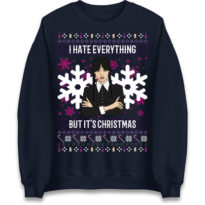 Wednesday addams Christmas Jumper