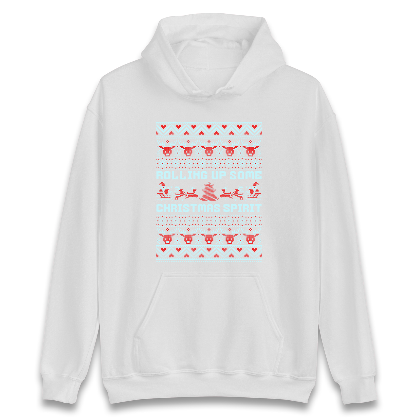 Rolling up Some Christmas Spirit Hoodie