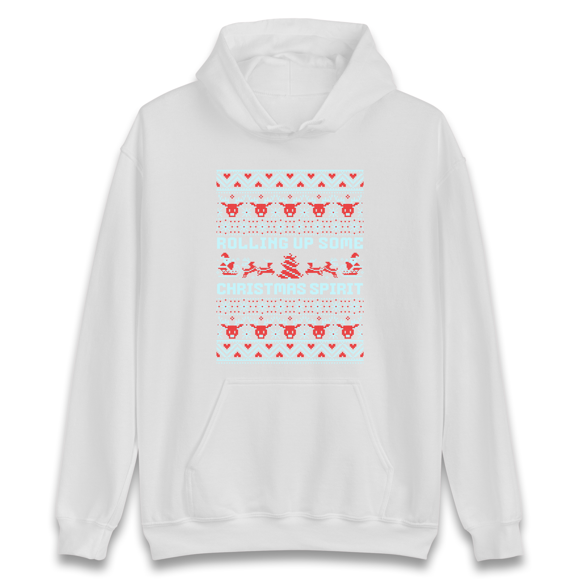 Rolling up Some Christmas Spirit Hoodie