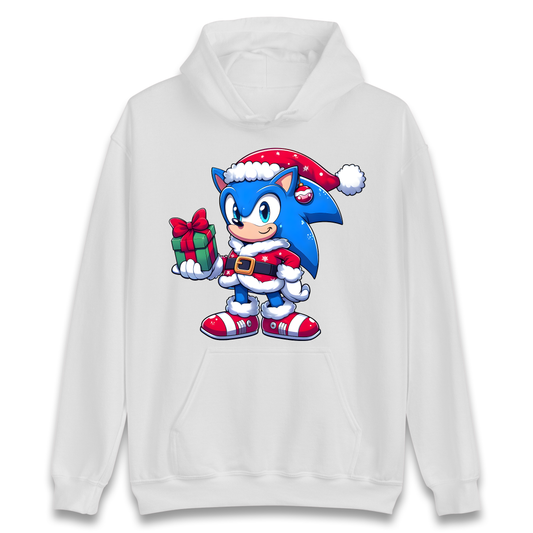 Sonic The Hedgehog Santa Hoodie