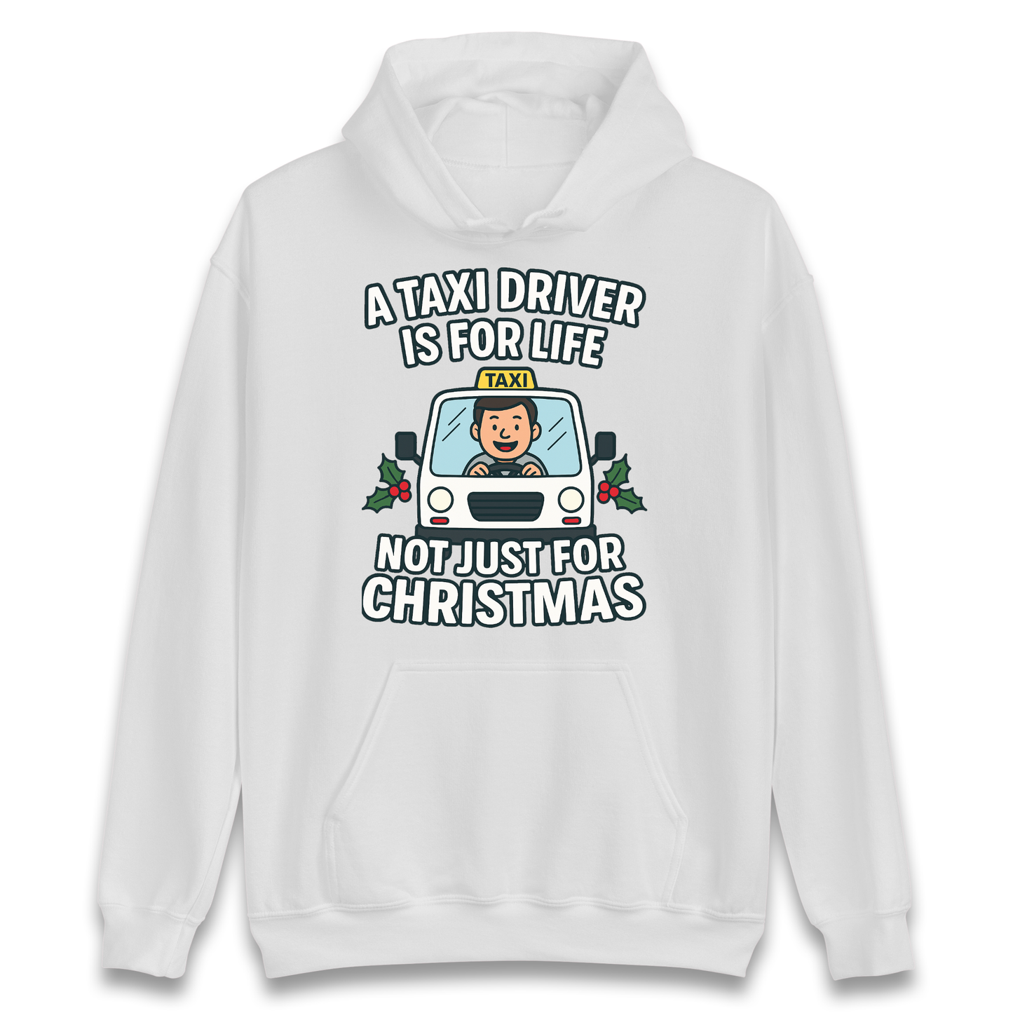Taxi Driver Christmas Hoodie