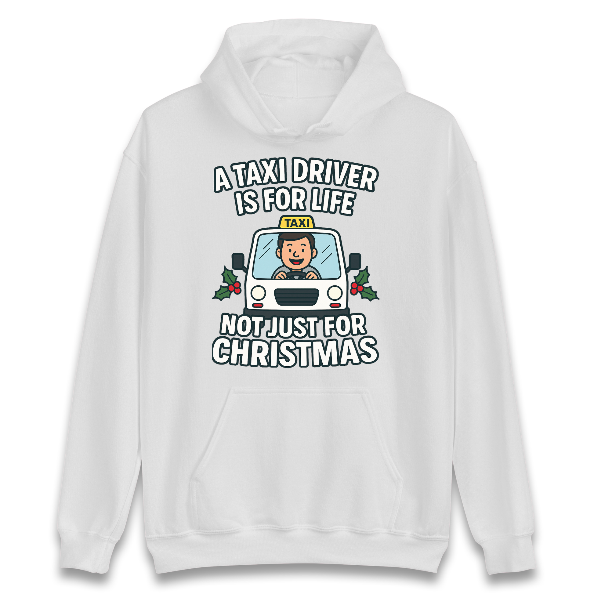 Taxi Driver Christmas Hoodie