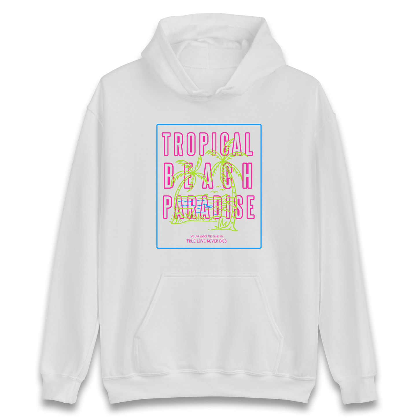 Tropical Beach Paradise Hoodie