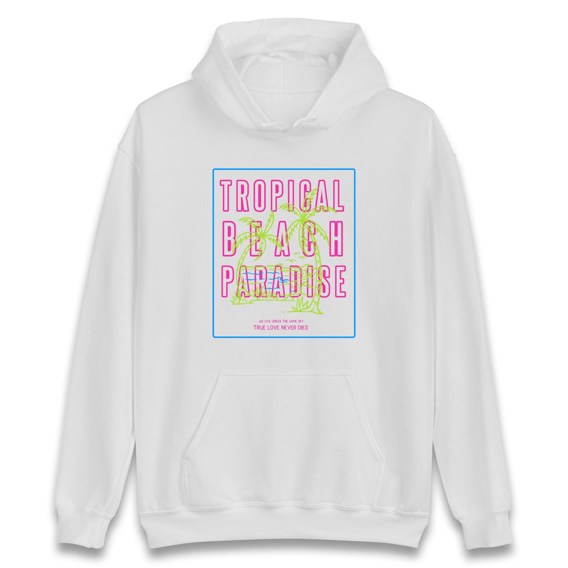 Tropical Beach Paradise Hoodie