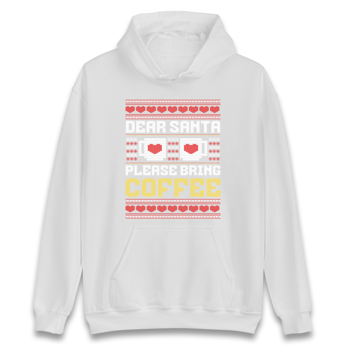 Dear Santa Please Bring Coffee Hoodie