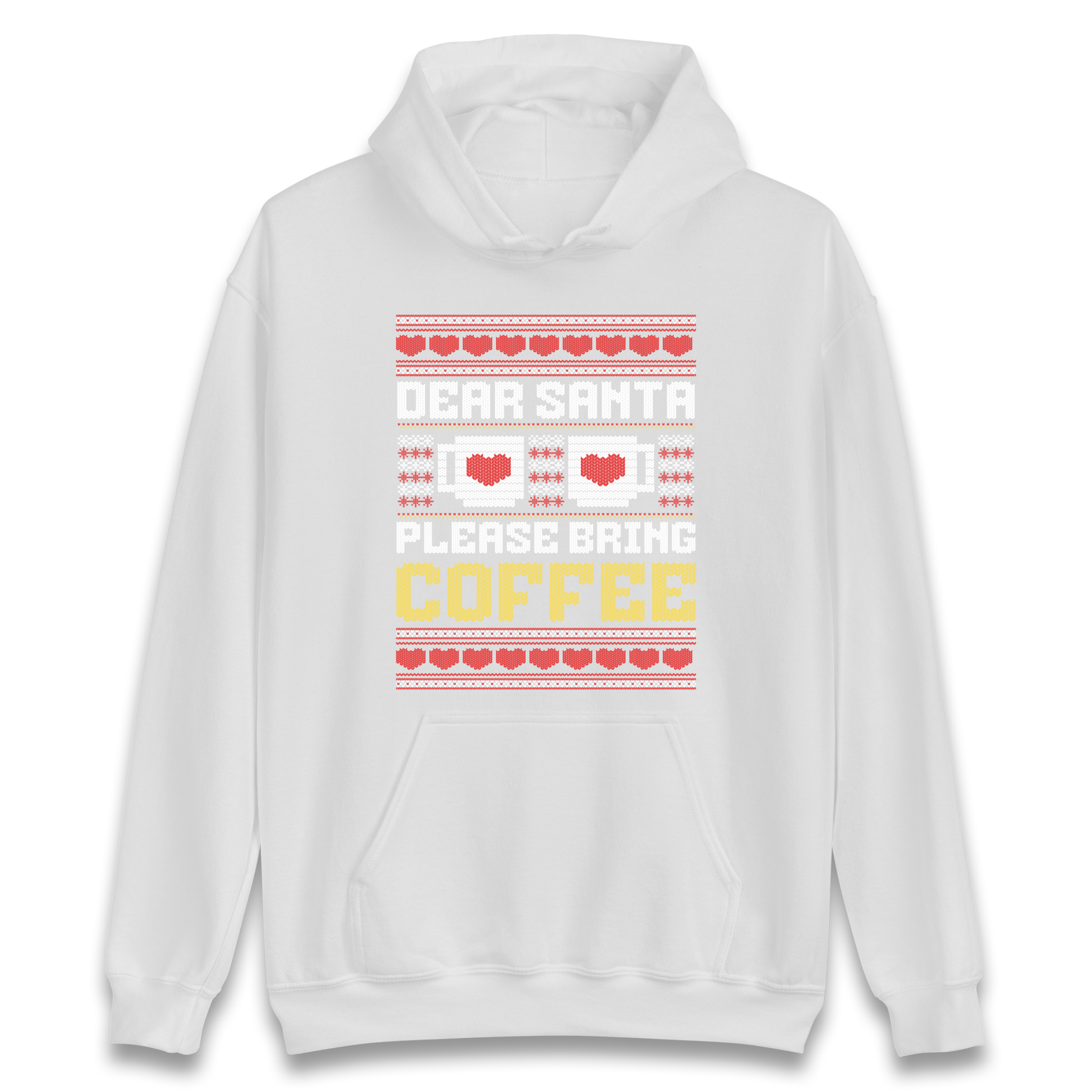 Dear Santa Please Bring Coffee Hoodie